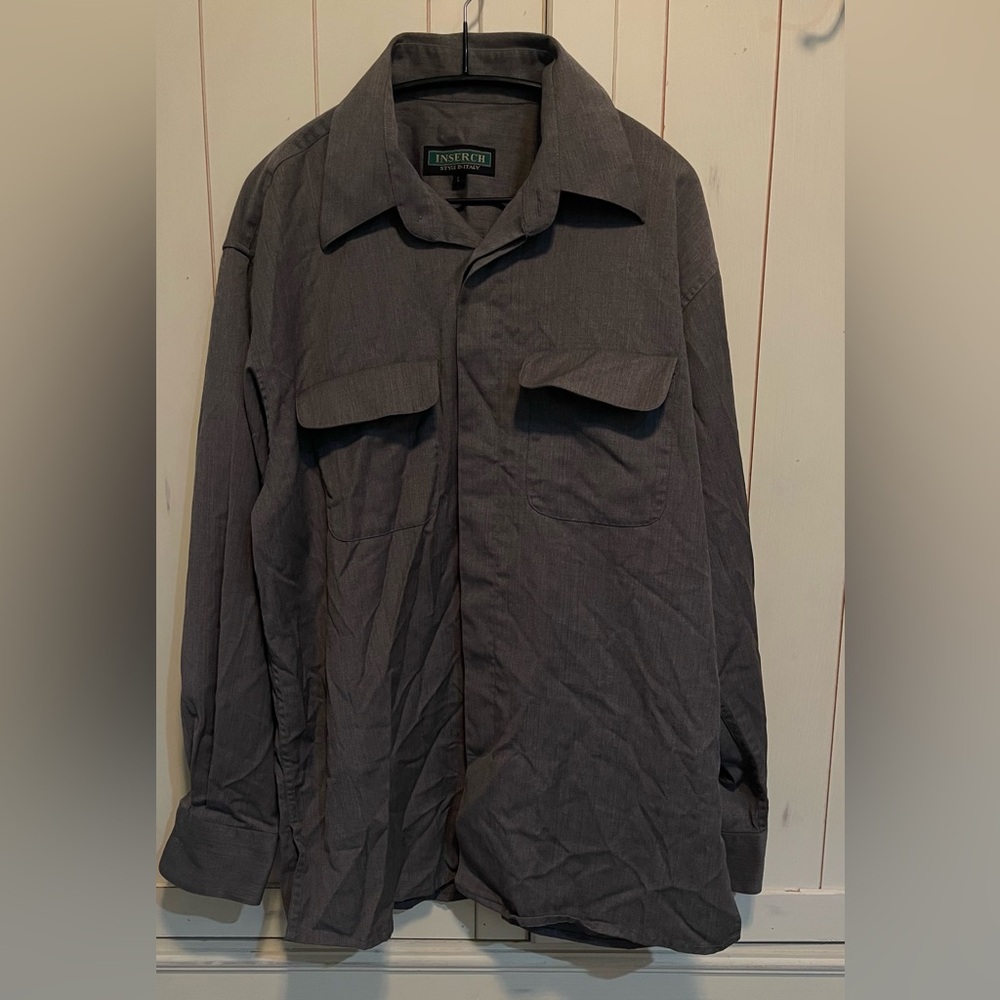 INSERCH‎ Grey Button Down